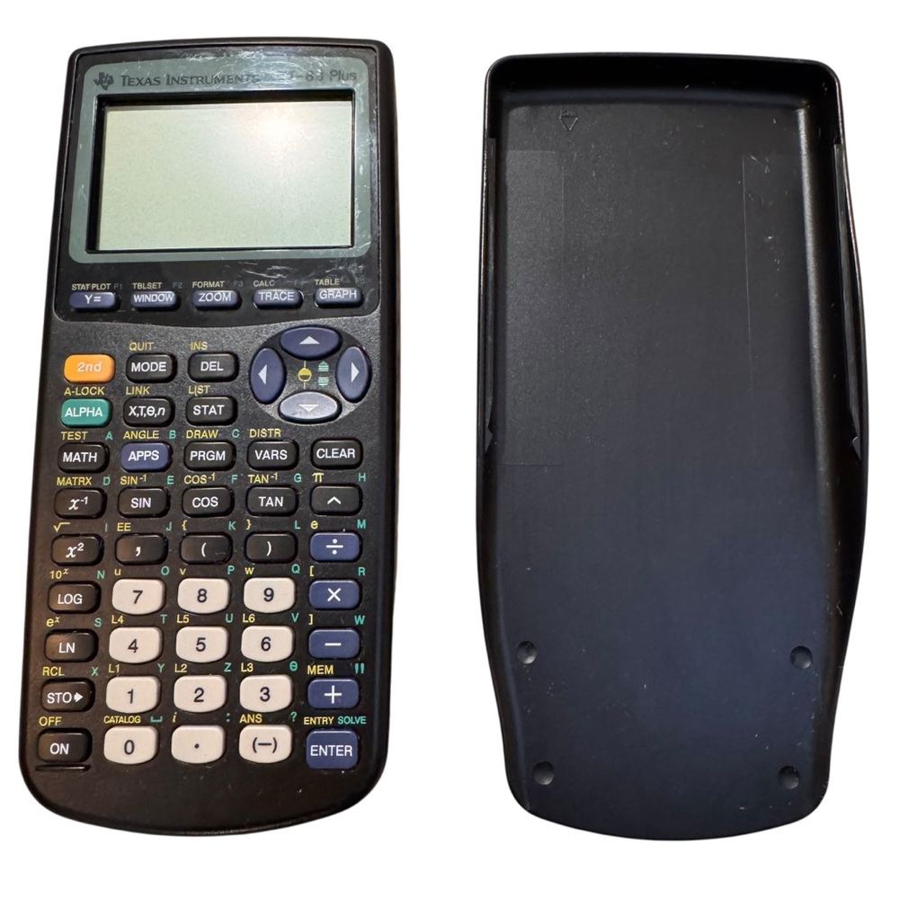 Texas Instruments TI-83 Plus Graphing Calculator TESTED WORKING School Calculus